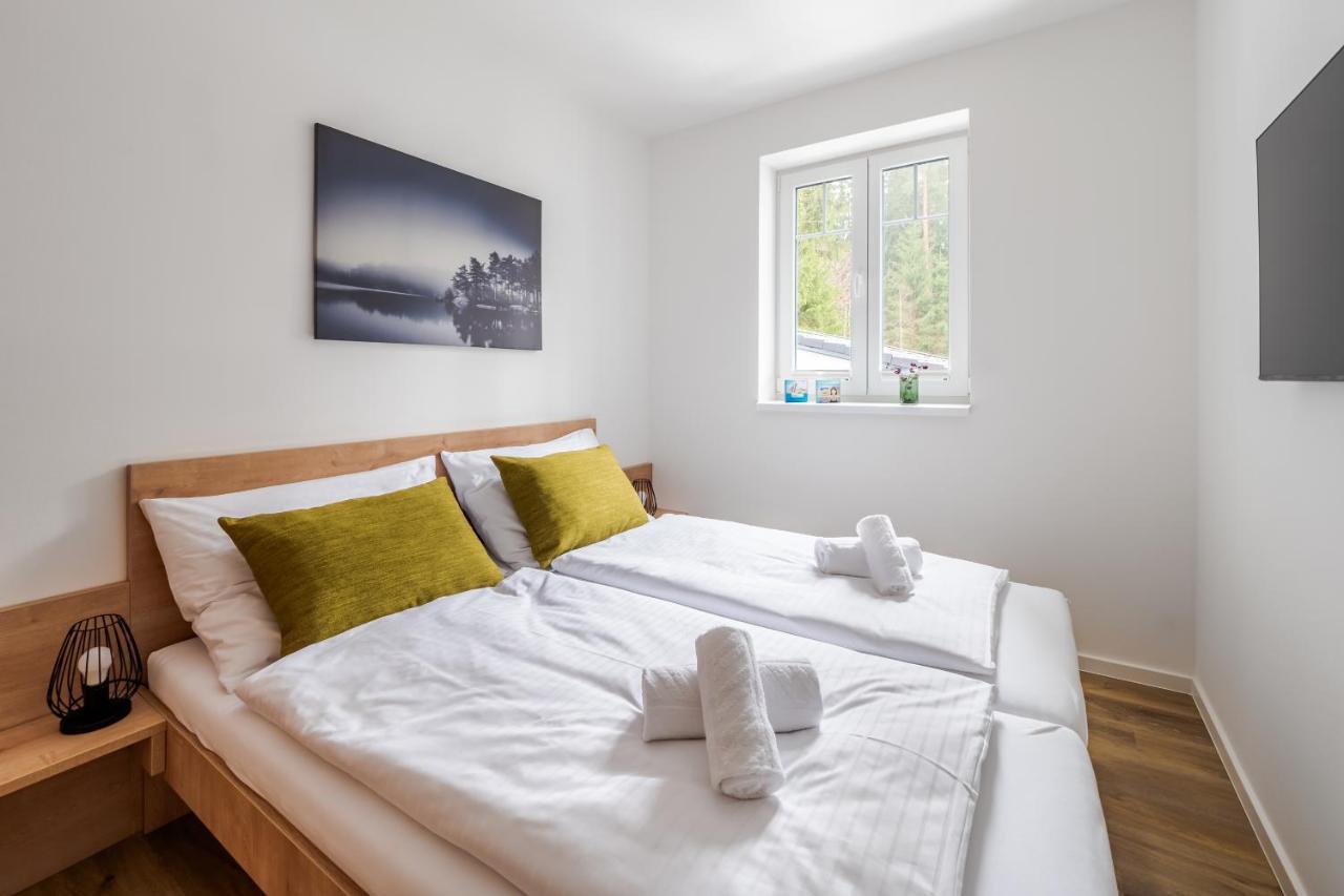 Deluxe Apartment Lipno - Lake Side Village, Frymburk Nad Vltavou Kültér fotó